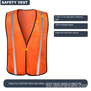 Traffic Reflective Mesh Safety Vest